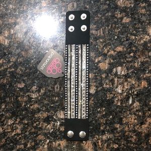 Beautiful blinged our wrap bracelet